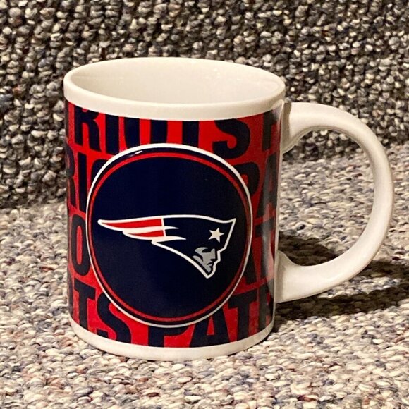 New England Patriots 2015 3D Raised Logo Boelter Brands Coffee Mug Cup 11 oz - Picture 8 of 8